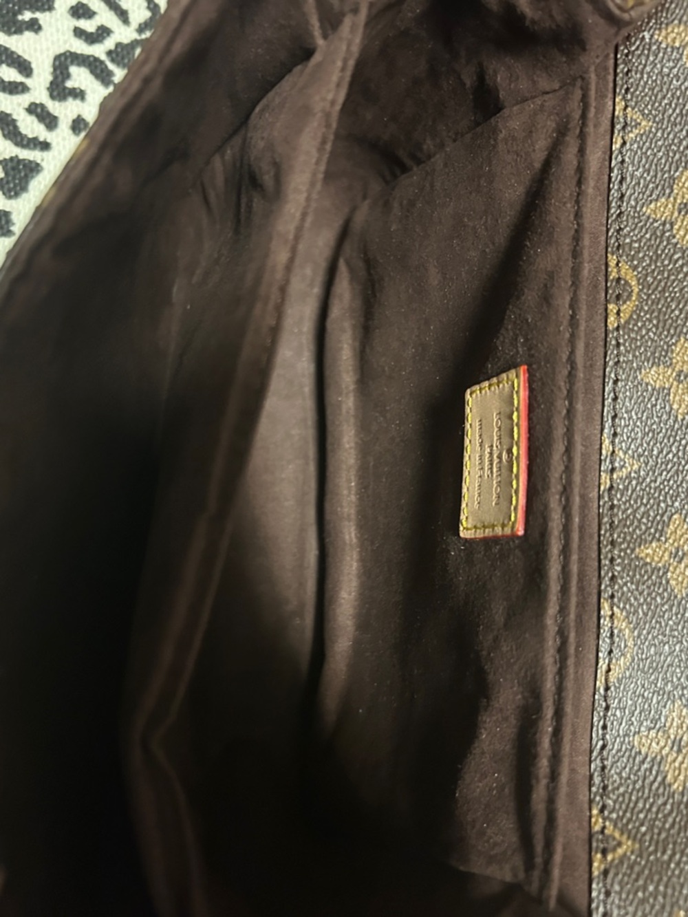 Monogram Canvas Crossbody in Brown with Gold Hardware - Picture 7 of 11